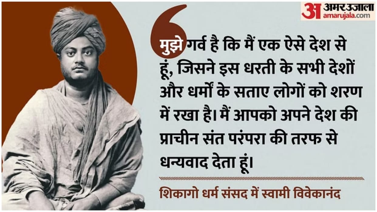 Swami Vivekananda Speech in Hindi At World Religion Conference in Chicago Dharm Sansad