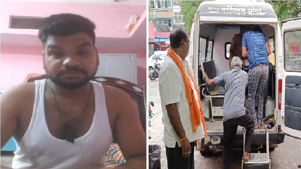 Saddened by his wife s illicit relations a young man commits suicide by making a video
