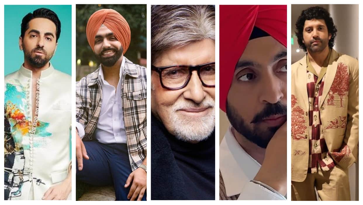Diljit Dosanjh, Amitabh Bachchan, Ayushmann Khurrana, Amy Virk Farhan are experts in singing as well as acting