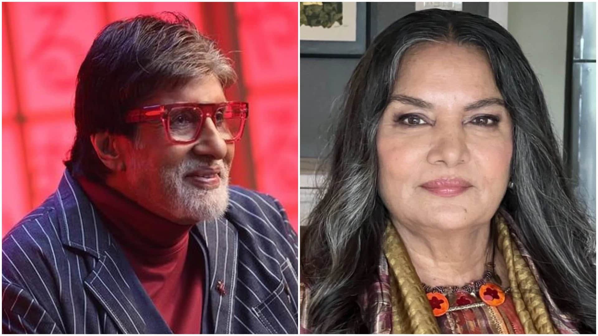Shabana Azmi gave credits to Kalki 2898 AD Star Amitabh Bachchan for the second innings of Senior Actors