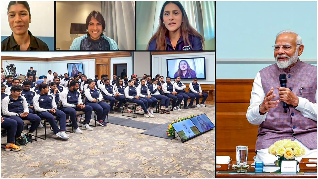 PM Modi had a special meeting before the departure of the players for the Paris Olympics 2024