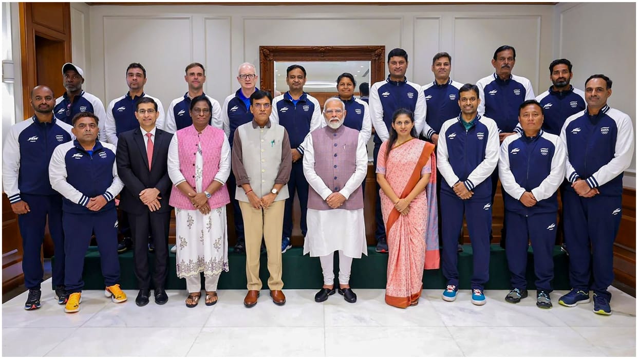 Paris Olympics 2024: PM Modi met Olympians, said - Indian players will make the country proud