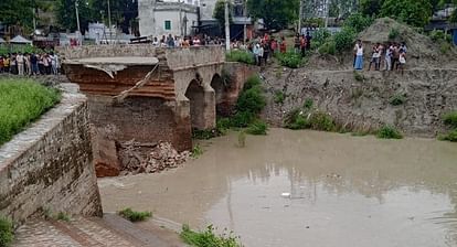 Bihar bridge collapsed: Third bridge collapsed in Saran within 24 hours, the bridge built on Gandak river