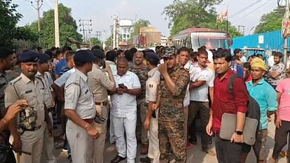 Bhojpur Crime One person shot dead police encounters fleeing criminal