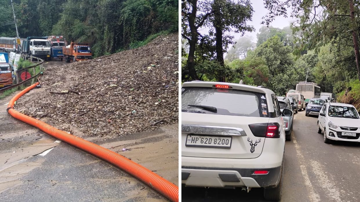Shimla News Himachal Rains Thirteen routes of HRTC failed due to landslide