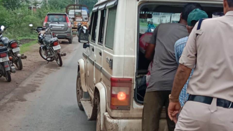 Wild boar attacked bike riding youth in Bhatapara