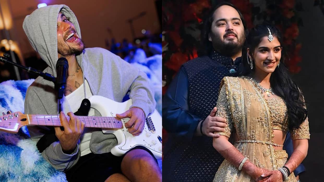 Anant Ambani Radhika Merchant Wedding Justin Bieber Arrives In Mumbai To Perform couples sangeet