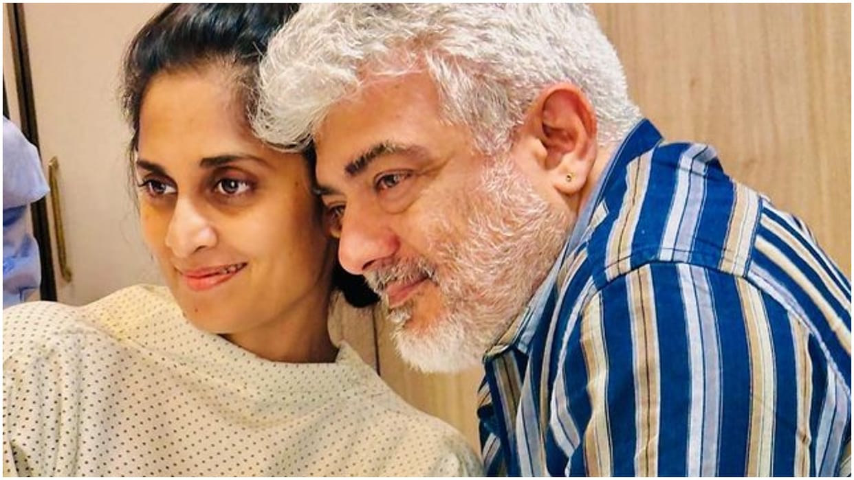 Shalini Shared a Photo with her Husband and Vidaamuyarchi Star Ajit Kumar from the Hospital Fans Worried