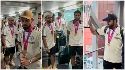 Team India Returns: चैंपियन बनकर वापस लौटी टीम इंडिया; 11 बजे PM मोदी से मुलाकात, शाम को मुंबई में विजयी परेड World champion Indian team reached Delhi from Barbados, meeting with PM, victory parade in Mumbai