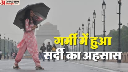 kal ka mausam Weather Pleasant in Delhi due to strong winds and rain