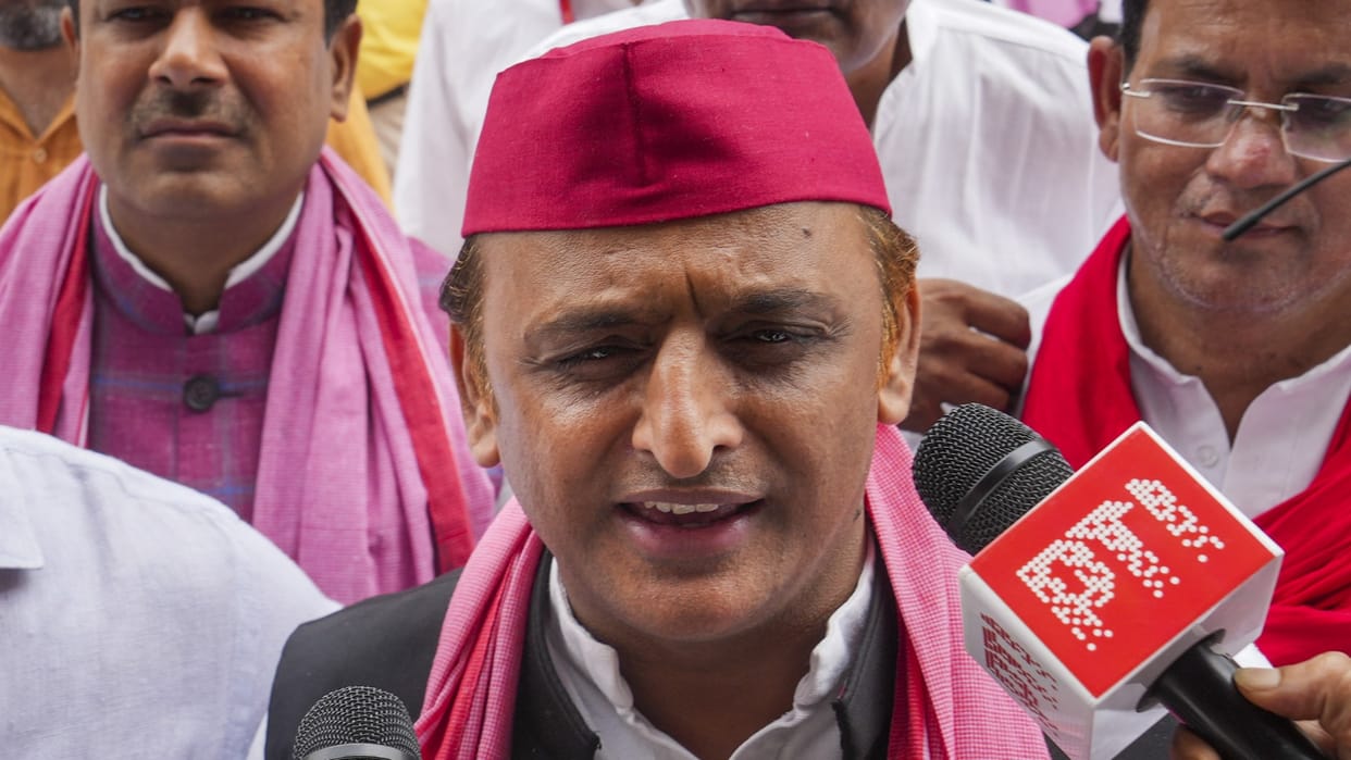 UP: Akhilesh Yadav comments on INDIA alliance win in bypoll.