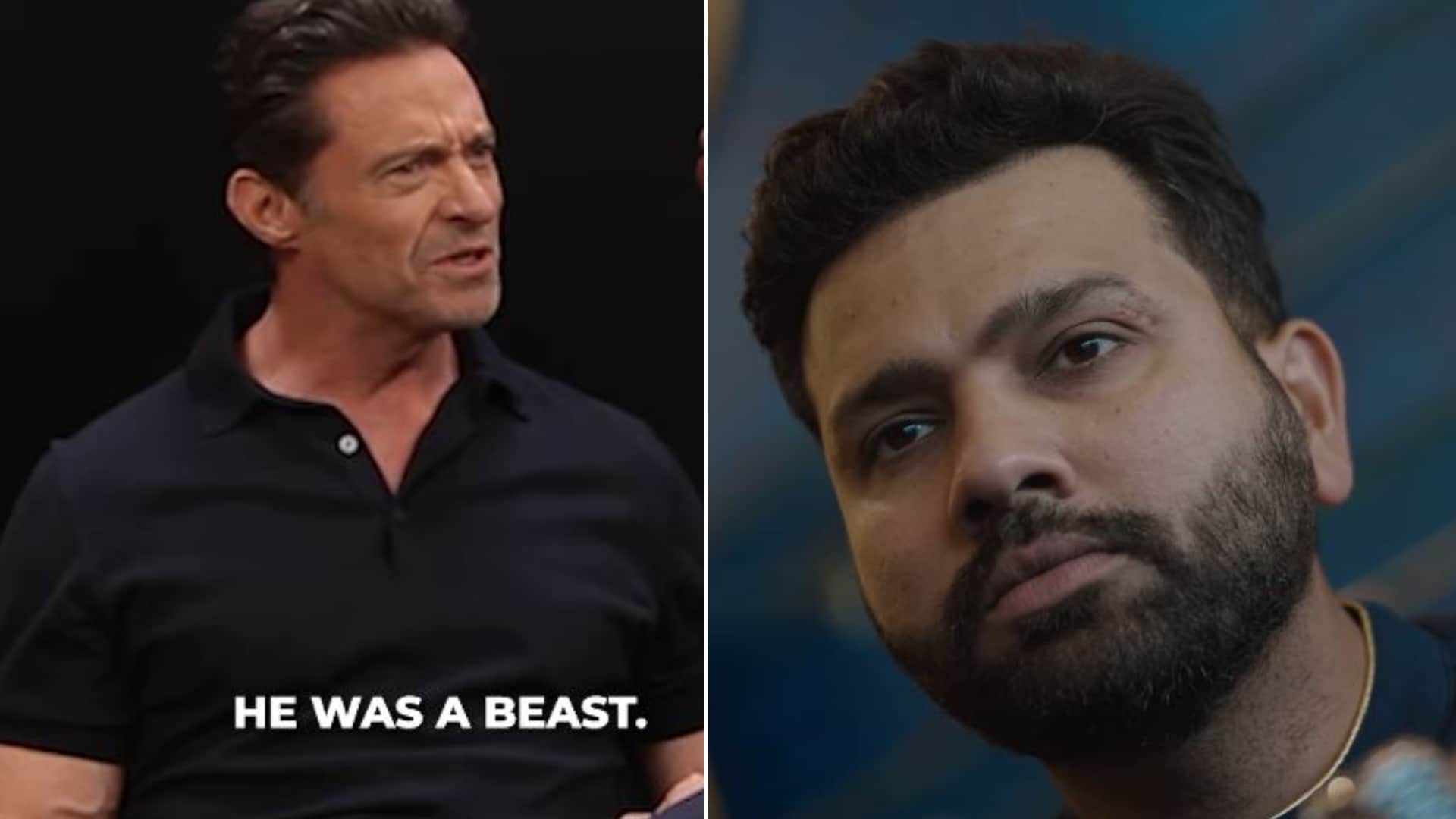 Wolverine aka Hugh Jackman reveals his obsession for Cricket Rohit Sharma his favourite cricketer was a beast