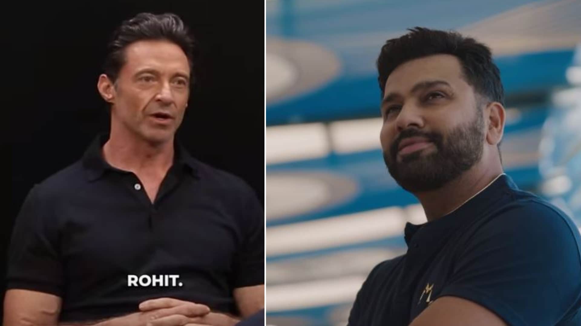 Wolverine aka Hugh Jackman reveals his obsession for Cricket Rohit Sharma his favourite cricketer was a beast