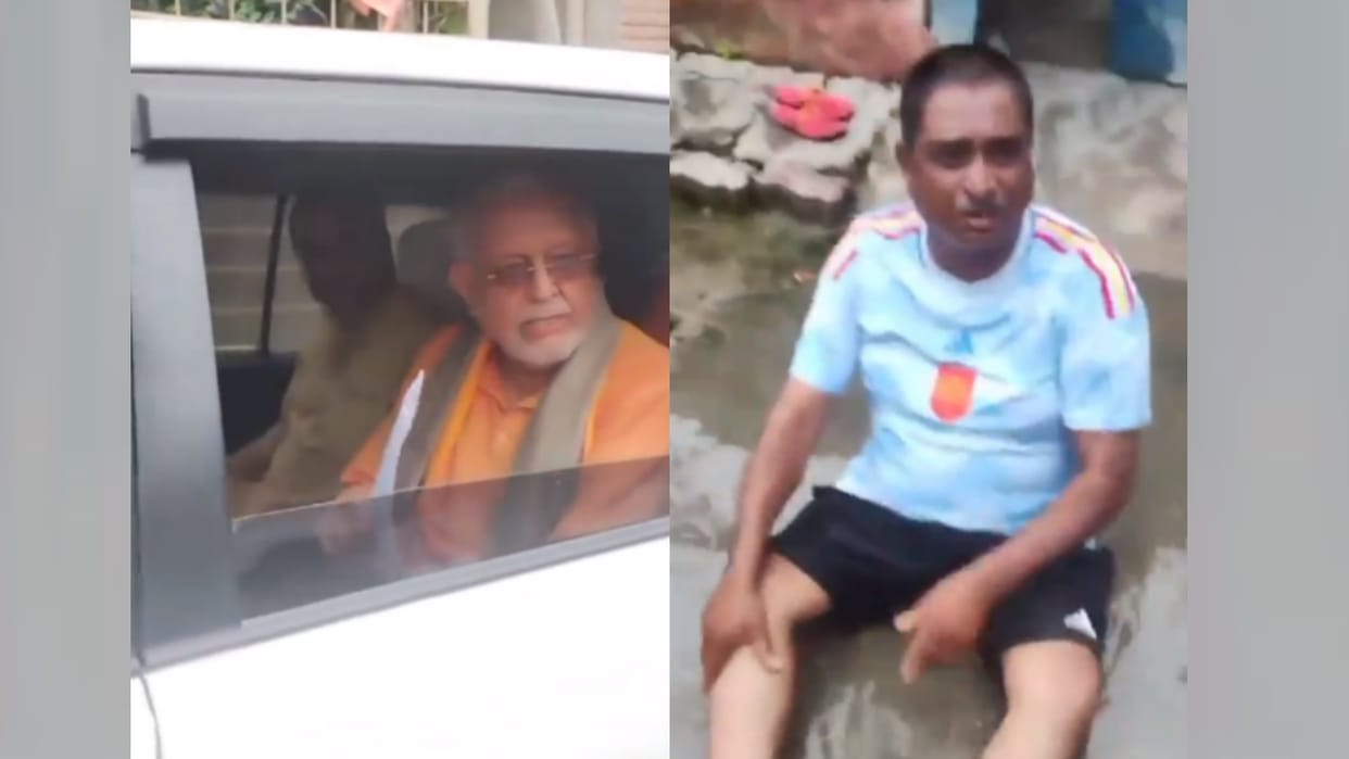 UP minister Suresh Khanna does inspection in Lucknow.