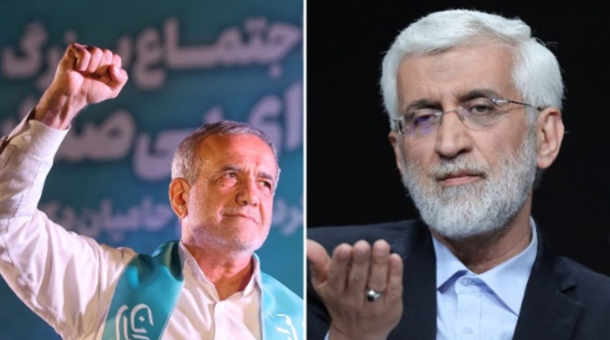 Iran President Election second round Contest between Masoud Pezeshkian and Saeed Jalili