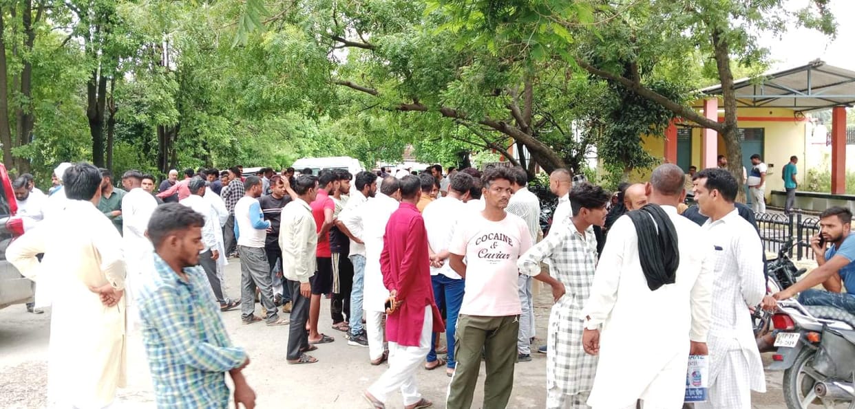 Rampur: nap took away five lives, car went out of control due to driver dozing off