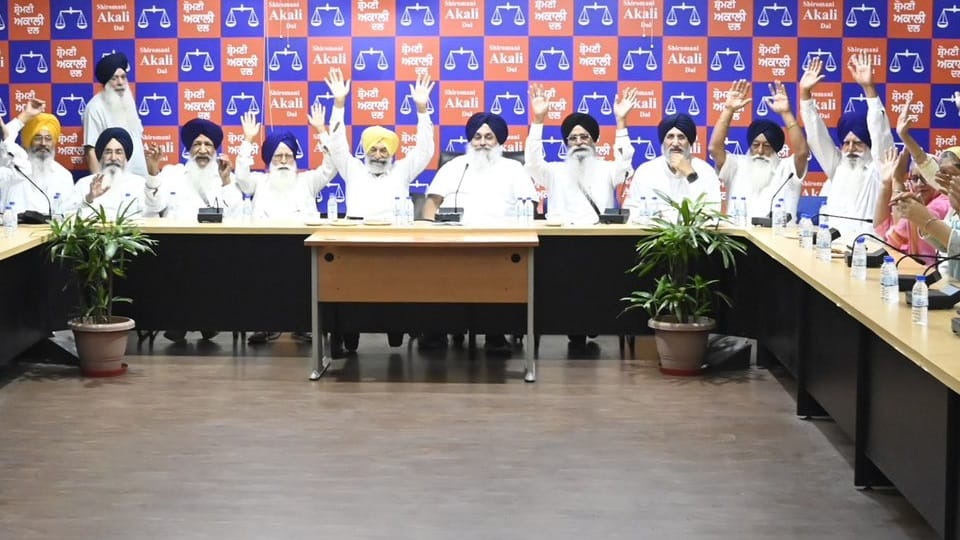 SAD core committee meeting today strategy decided for SGPC elections update