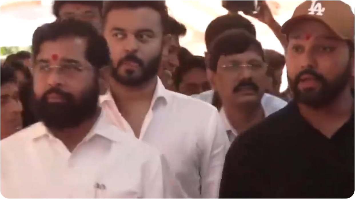 Maharashtra Chief Minister Eknath Shinde announce 11 crore rupees reward to T20 World cup Champion Indian team