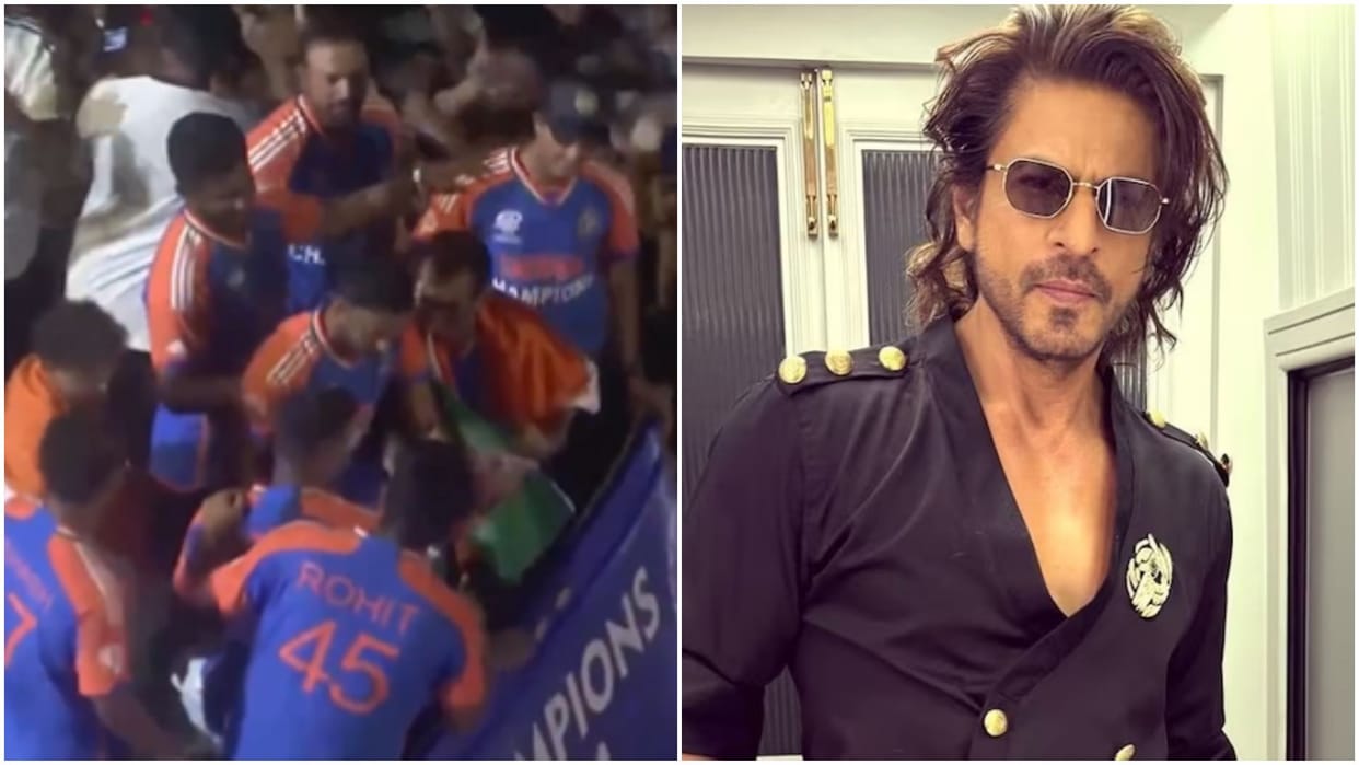 SRK gets emotional after seeing Team India grand T20 WC victory parade says Boys in Blue take away all blues