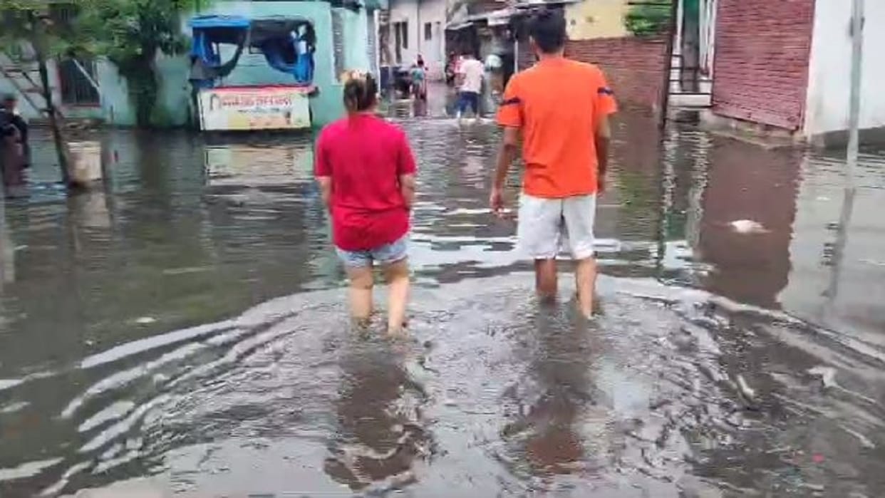 People facing waterlogging problems due to heavy rains in Bareilly