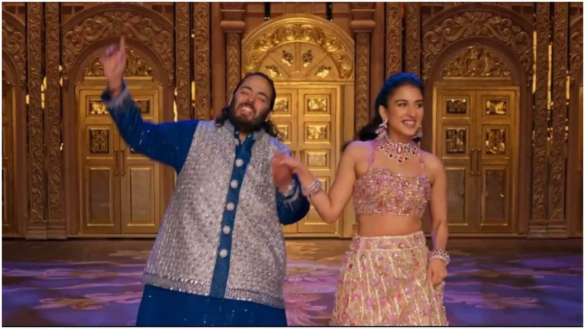 Mukesh Ambani and Nita Ambani Dance to Deewangi Deewangi With Family at Anant Ambani Radhika Merchant Sangeet