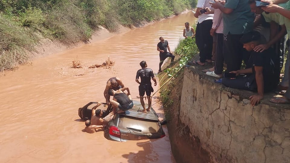 BSF vehicle met with an accident