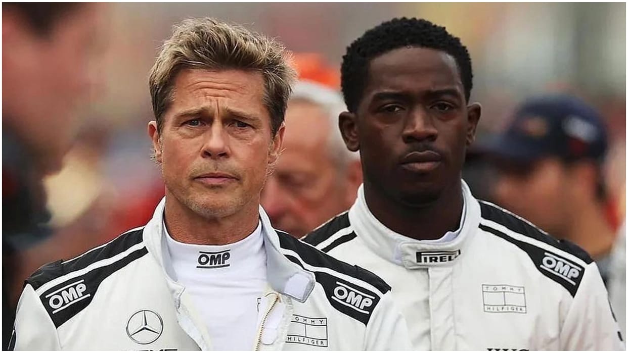 Brad Pitt Formula one will be released on this day teaser poster out Joseph Kosinski