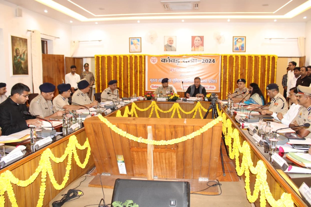 Kanwar Yatra 2024: DGP and Chief Secretary Manoj Kumar reached Meerut