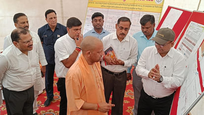 CM Yogi reviewed development work going on in Gorakhpur, went on spot and inspected and gave instructions