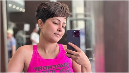 Hina Khan Battle with breast cancer: Actress shares photos with motivational note says The Hope is in my Eyes