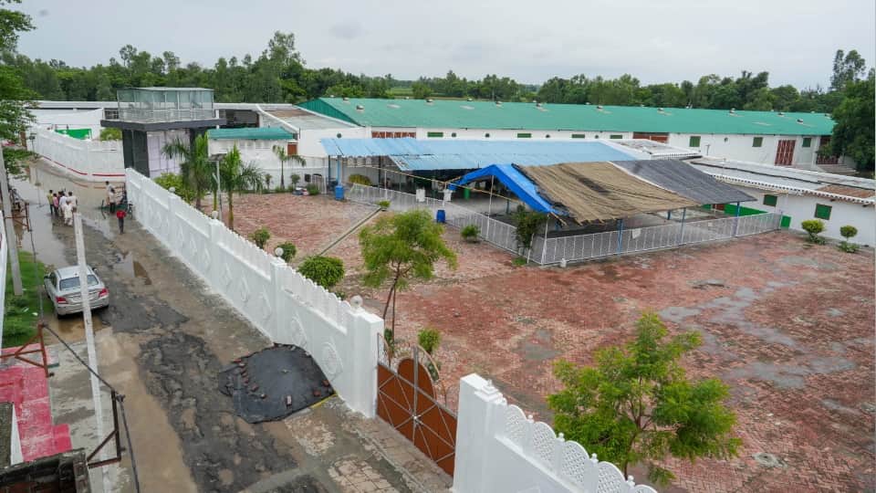 Hathras Stampede Case Bhole Baba luxurious palace is built in ashram Inside pictures captured by drone camera