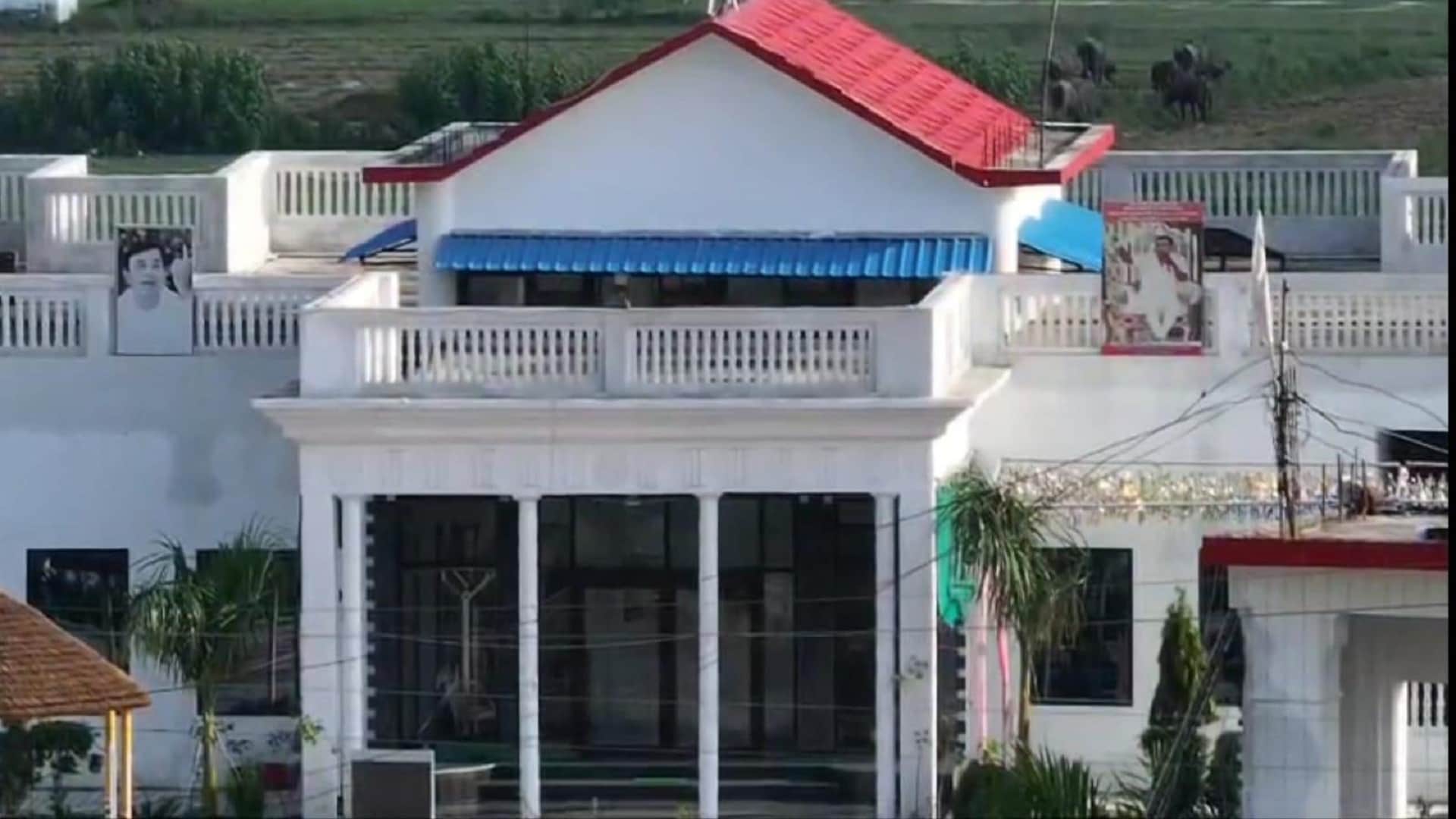 Hathras Stampede Case Bhole Baba luxurious palace is built in ashram Inside pictures captured by drone camera