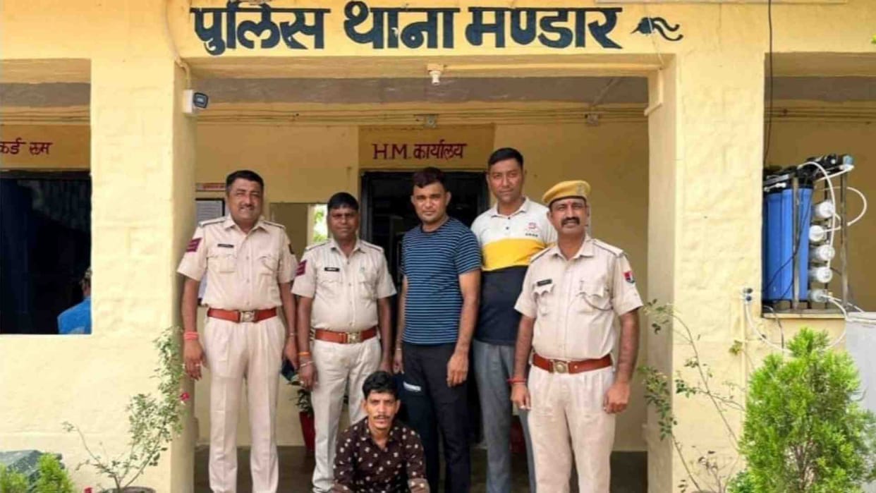 Sirohi News: Accused of theft from gold and silver shop in Mandar arrested three days ago