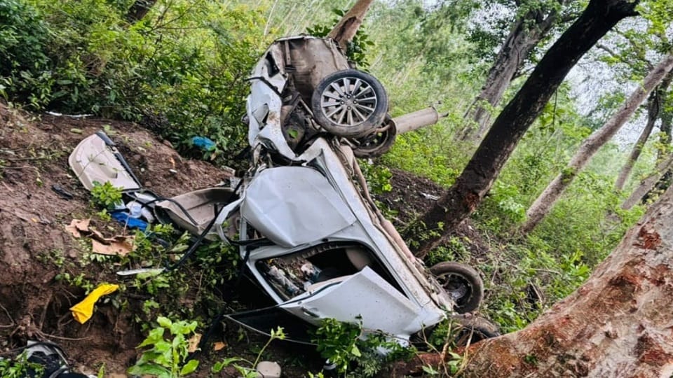 Youth dies after car collides with tree in bazpur