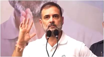 राहुल गांधी।