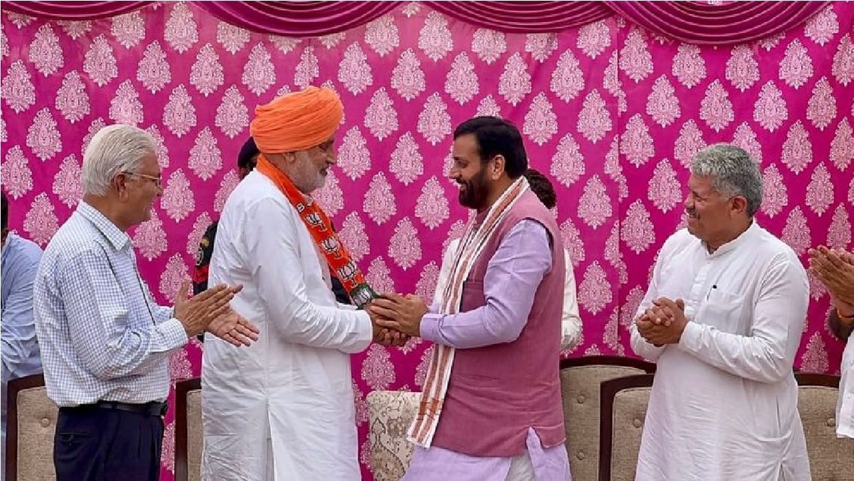 Setback for INLD, Shyam Rana returns to haryana BJP; had resigned in 2019 due to ticket being denied