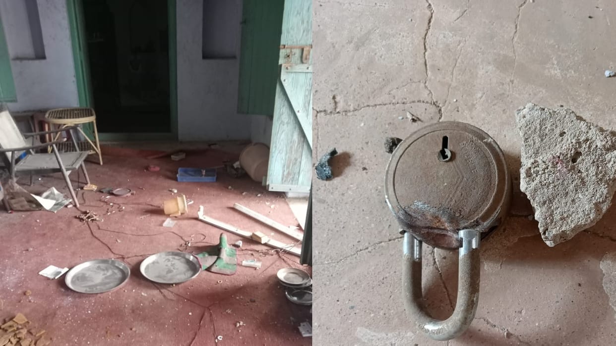 Locks of two rooms of Lala Nathuram Dharamshala in Dadri broken, 50 kg brass lion and metal utensils stolen