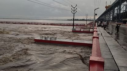 Bihar News: Kosi river in spate after heavy rains in Nepal and Bihar