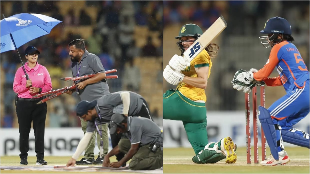 IND W vs SA W: Second T20 match abandoned due to rain, India did not get a chance to bat, series reached 1-0