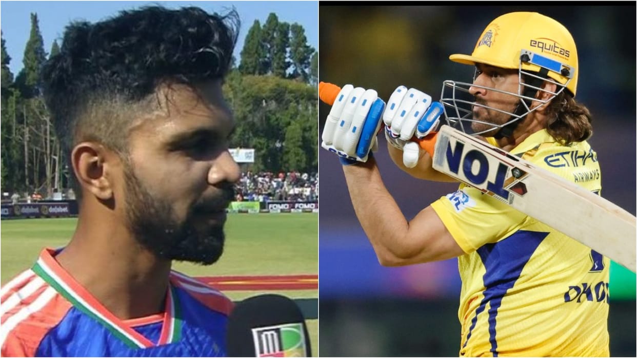 IND vs ZIM: On Dhonis birthday, Rituraj congratulated him, played an innings of 77 runs, CSK shared the post