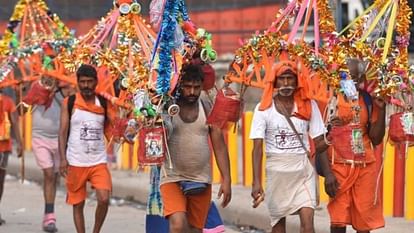 Prayagraj Varanasi National Highway left lane will be reserved for Kanwadiyas in Sawan 2025