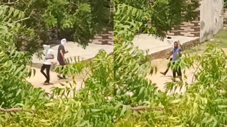 Dispute between two parties regarding drain construction in Rabupura, Greater Noida