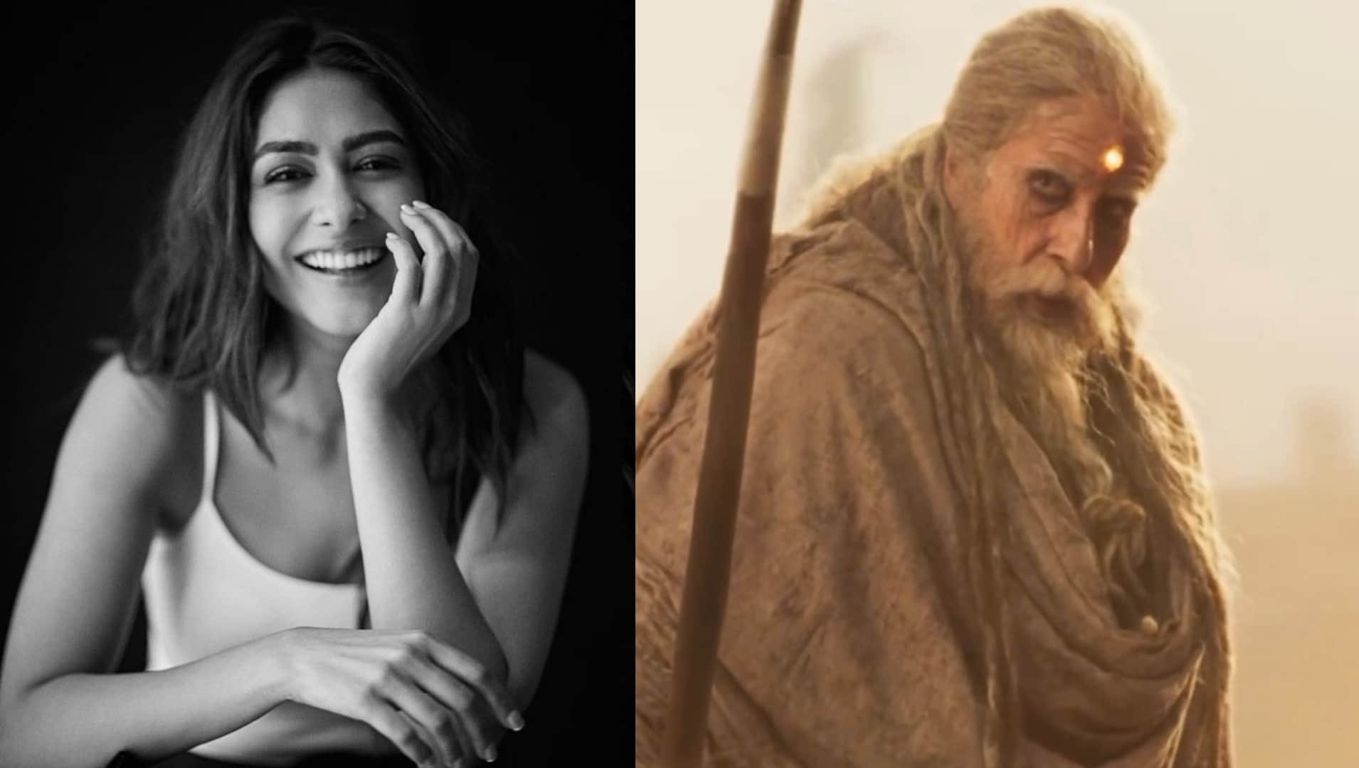 Mrunal Thakur reviewed Kalki 2898 AD praised Amitabh Bachchan Kamal Haasan Prabhas Deepika and Nag Ashwin