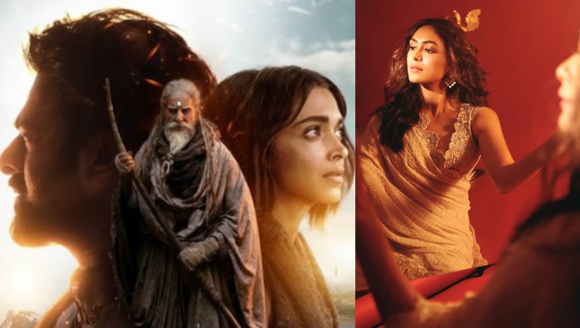 Mrunal Thakur reviewed Kalki 2898 AD praised Amitabh Bachchan Kamal Haasan Prabhas Deepika and Nag Ashwin