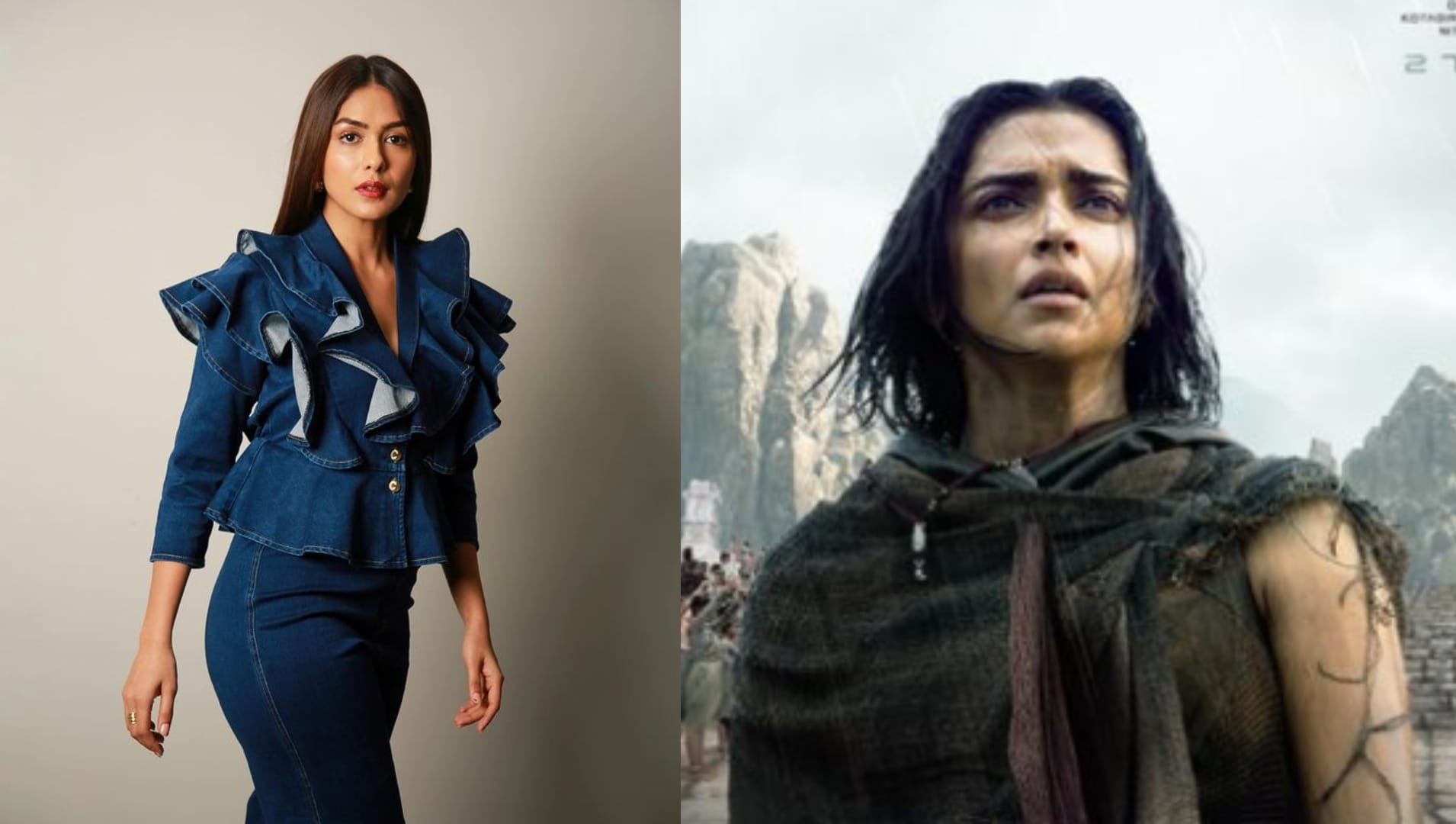 Mrunal Thakur reviewed Kalki 2898 AD praised Amitabh Bachchan Kamal Haasan Prabhas Deepika and Nag Ashwin