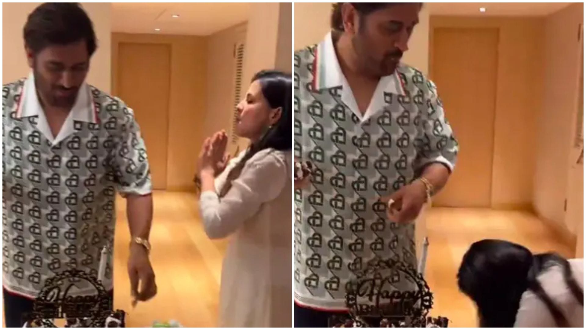 MS Dhoni 43rd Birthday Video: Mahi's reaction when Sakshi touched his feet, MS Dhoni Career stats success