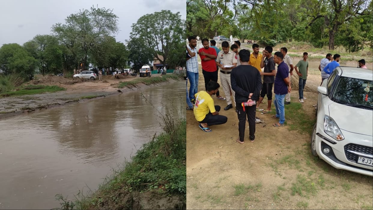 Youth drown in canal in sihama of Narnaul of Haryana