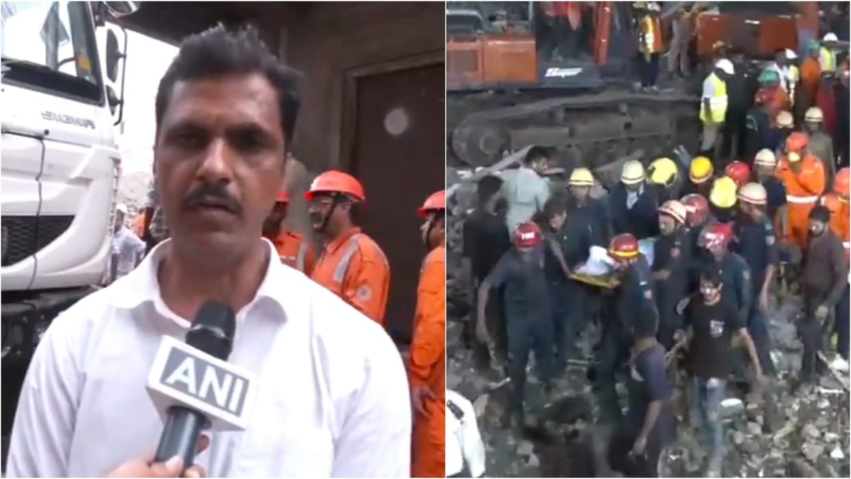 Gujarat: A Six Story building collapsed in Sachin area of Surat, one female saved