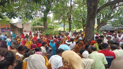 Apna Dal leader murder case: Seeing the tension, Achakvapur was transformed into a police cantonmen