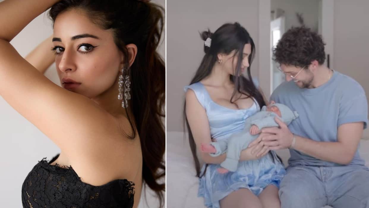 Ananya Panday welcomes nephew as sister Alanna Panday Baby Boy born She becomes maasi chunki becomes nanaji